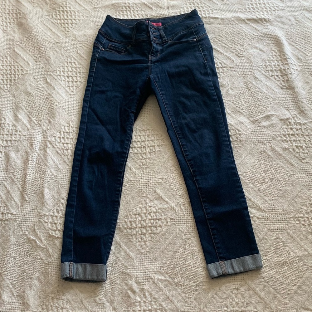 High rise skinny jeans